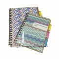 Top Sales Printing Planner 3 Index de sujet Notebook Spiral Soft Cover Notebooks